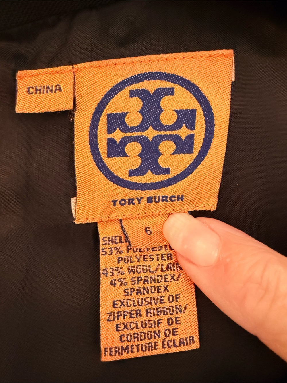 Tory Burch Black Sleeveless Sheath Midi Dress - Picture 9 of 10